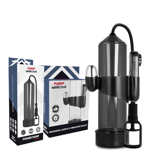 Pump Addicted Vibrador Preto Rx7