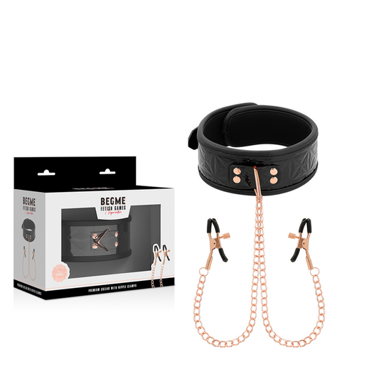 Begme Black Edition Colar Com Clamps de Bico