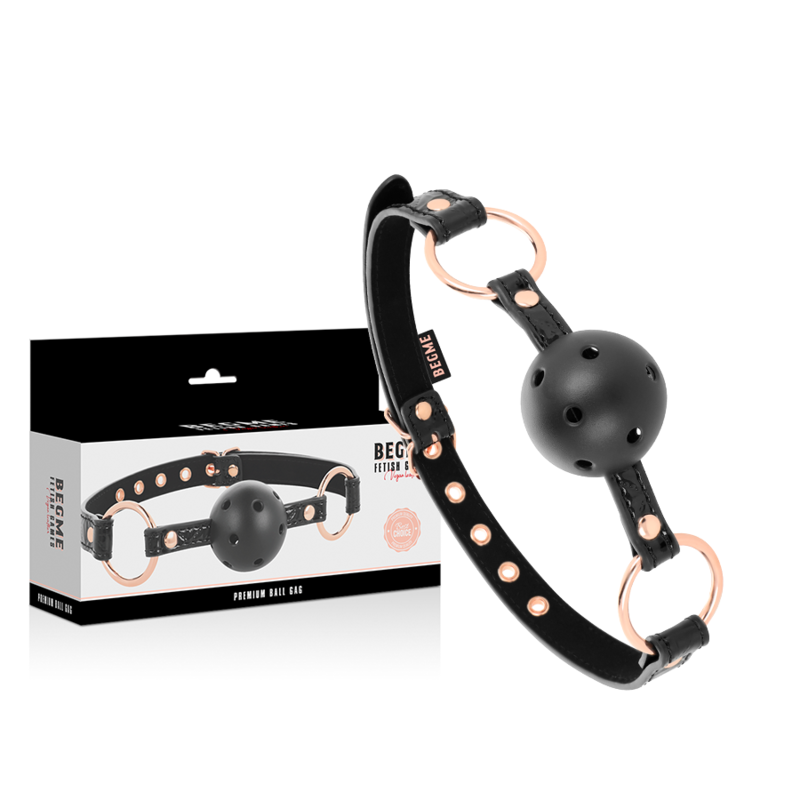 Begme - Black Edition Bola Gag Vegan Couro