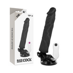 Basecock Vibrador Realista Control Remoto Negro 21 Cm -o- 4 Cm