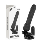 Basecock - Controle Remoto Vibrador Realístico Basecock Preto 19,5 cm
