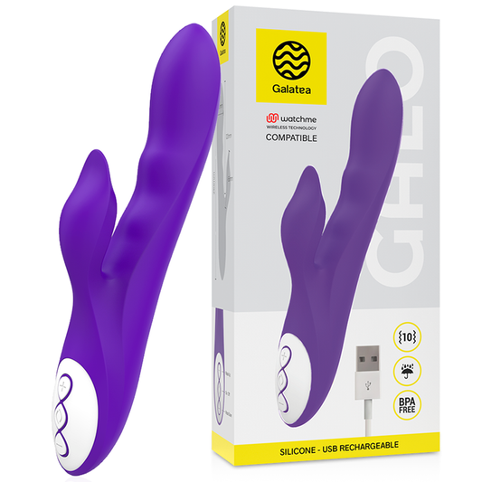 Galatea Vibrador Gallo Lilac Compatible con la Tecnología Watchme Wireless