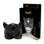 Coquette Chic Desire Mscara de Couro Vegano Com Orelhas de Gato