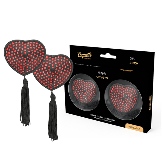 Coquette Chic Desire - Coberturas Para Bicos Vermelhas/Pretas