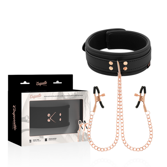 Coquette Chic Desire Colar Fantasy Nipple Clamp Com Forro de Neoprene