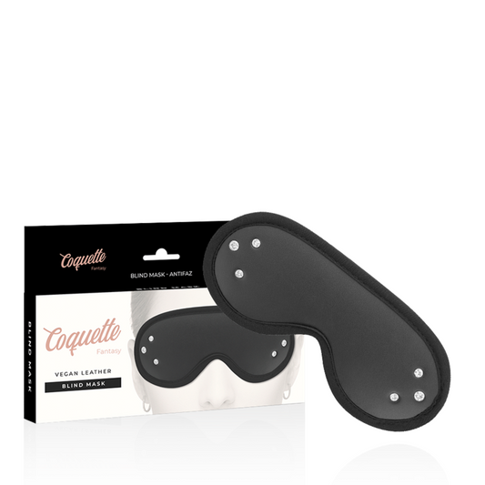 Coquette Chic Desire - Mscara de Couro Fantasy Vegan Com Forro de Neoprene