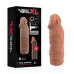 Virilxl Extensão de Pênis de Silicone Líquido V5 Marrom
