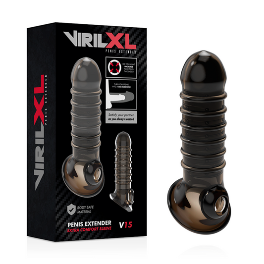 VirilXL - Extensão e Bainha Do Pénis V15 Preta