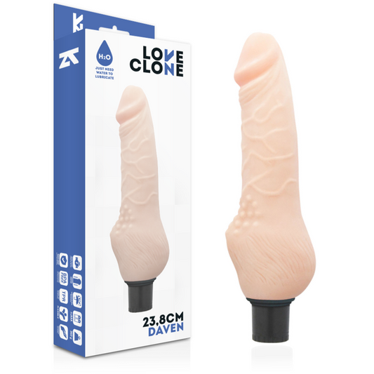 Loveclone Daven Autolubricación Realista 23.8 Cm -ø- 3.8 Cm