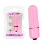 Glossy - Pequeño Bala Vibrador Rosa Oscuro
