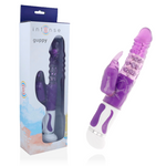 Intenso Vibrador Rotador Guppy Lila