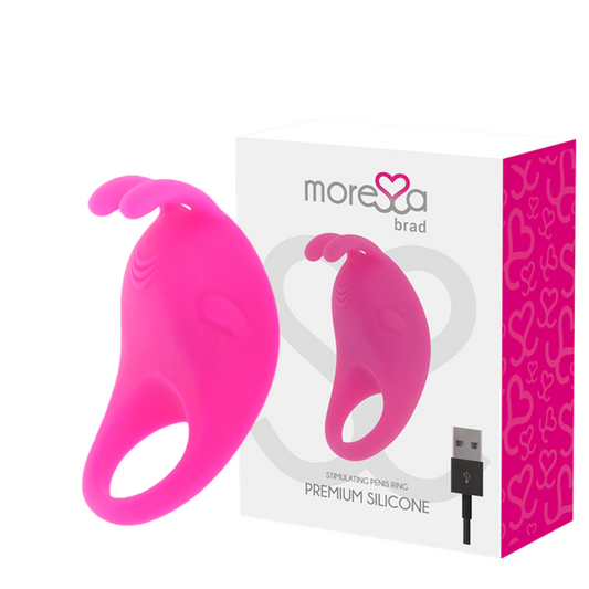 Moressa Brad Premium Silicone Recarregvel Rosa