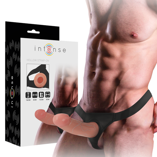 Arnés Hueco Intenso Con Dildo 16 X 3 Cm