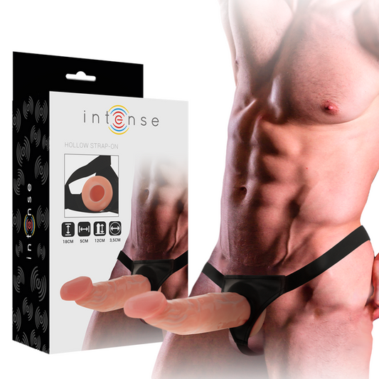 Arnés Hueco Intenso Con Dildo 18 X 3,5 Cm