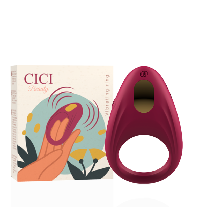 Cici Beauty Anel Vibrante de Silicone Premium