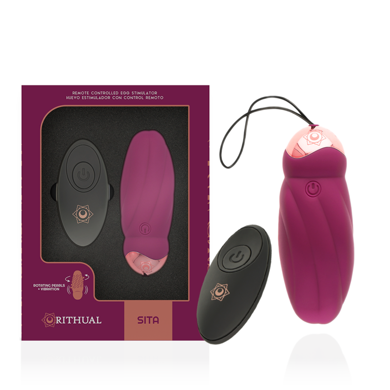 Rithual Sita Huevo con Mando a Distancia Rotación de Perlas + Vibración
