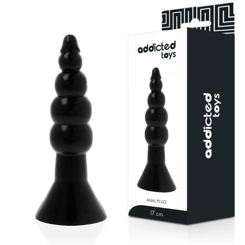 Addicted Toys - Plug Anal 17 cm Preto