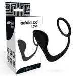Addicted Toys - Plug Anal com Anel de Pênis Preto