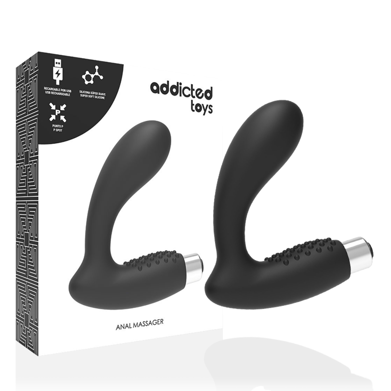 Addicted Toys -vibrador Prosttico Vibrador Recarregvel Modelo 5 - Preto