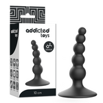 Addicted Toys - Plug Sexual Anal 10 cm Preto