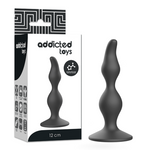 Addicted Toys - Plug Sexual Anal 12 cm Preto