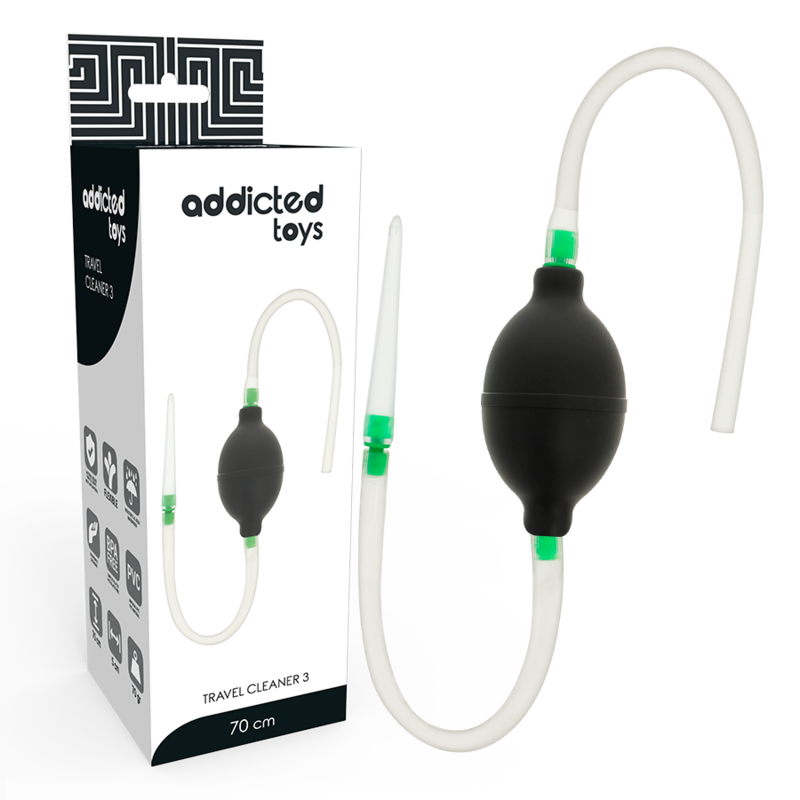 Addicted Toys Conjunto de Enema Preto