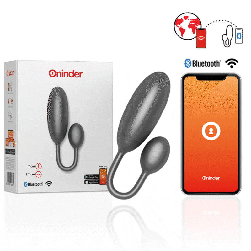 Oninder Huevo Vibratorio Denver Negro 7 X 2,7 Cm Aplicación Gratuita