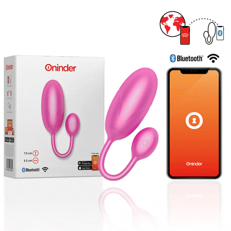 Oninder Huevo Vibrador Tokio Rosa 7,5 X 3,2 Cm Aplicación Gratuita