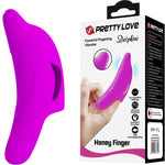 Pretty Love Estimulador de Dedo Roxo Delphini Poderoso