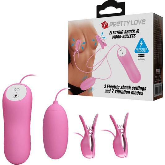 Pretty Love Pina Com Vibrao e Eletroshock Rosa