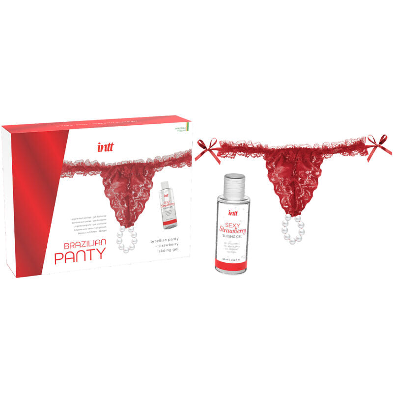 Intt Releases Calça Vermelha Brasileira Com Pérolas e Gel Lubrificante 50 Ml