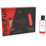 Intt lanza el kit Duplo Fun con bala vibradora y gel de masaje de fresa