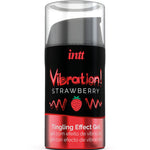 Intt Poderoso Estimulante Íntimo Gel Vibratório Líquido Morango 15 ml