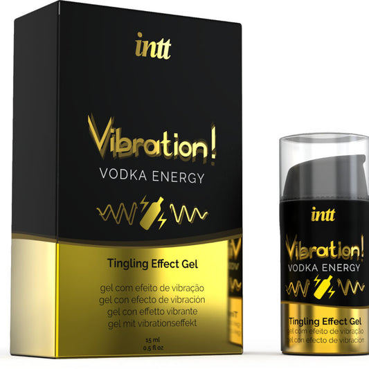 Intt Poderoso Estimulante Íntimo Gel Vibratório Líquido Vodka 15 ml