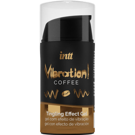 Intt Poderoso Gel Vibrante Líquido Estimulante Íntimo Café 15 ml