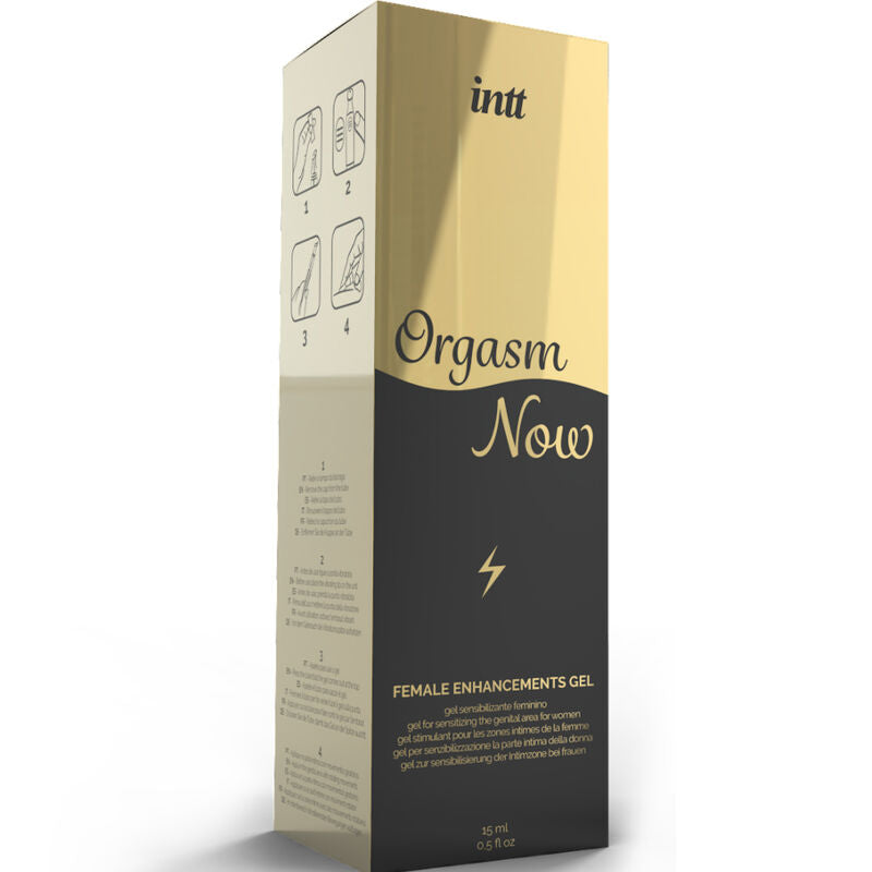 Intt Lubricants Gel Estimulante Vaginal Intenso Con Aplicador Vibrador
