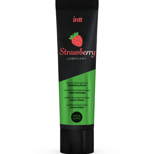 Intt Lubricants - Lubrificante Íntimo à  Base de Água Sabor de Morango