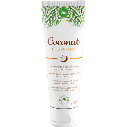 Intt - Lubrificante Vegano Base de Gua Com Intenso Sabor de Coco