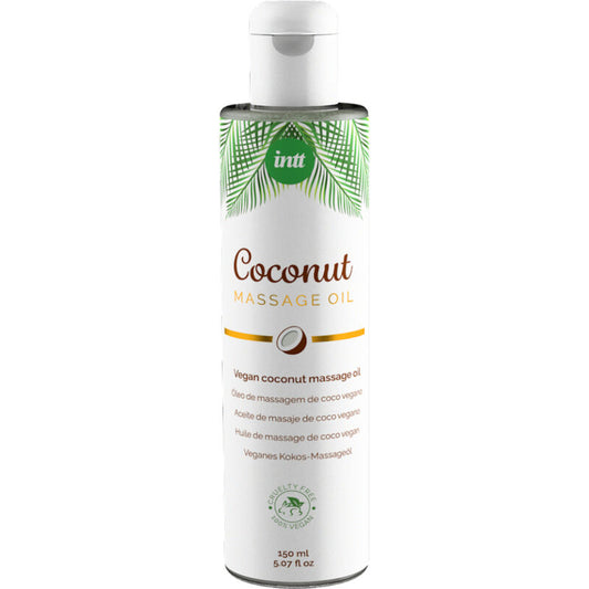 Intt - Óleo de Massagem Vegano Doce Com Relaxante Sabor de Coco