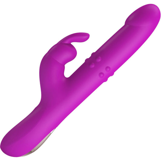 Vibrador Reese Pretty Love con rotación, morado