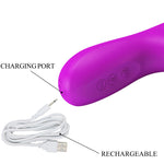 Pretty Love Vibrador Reese Com Rotao Roxa