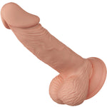 Baile - Encontro Lindo Zebulon Dildo Flexível Realista 19,4 cm Natural