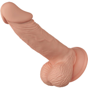 Baile - Encontro Lindo Zebulon Dildo Flexível Realista 19,4 cm Natural