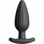 Electrastim Plug Anal de Silicone Preto Rocker Grande
