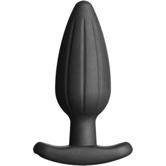 Electroestimulador anal de silicona negro Rocker grande