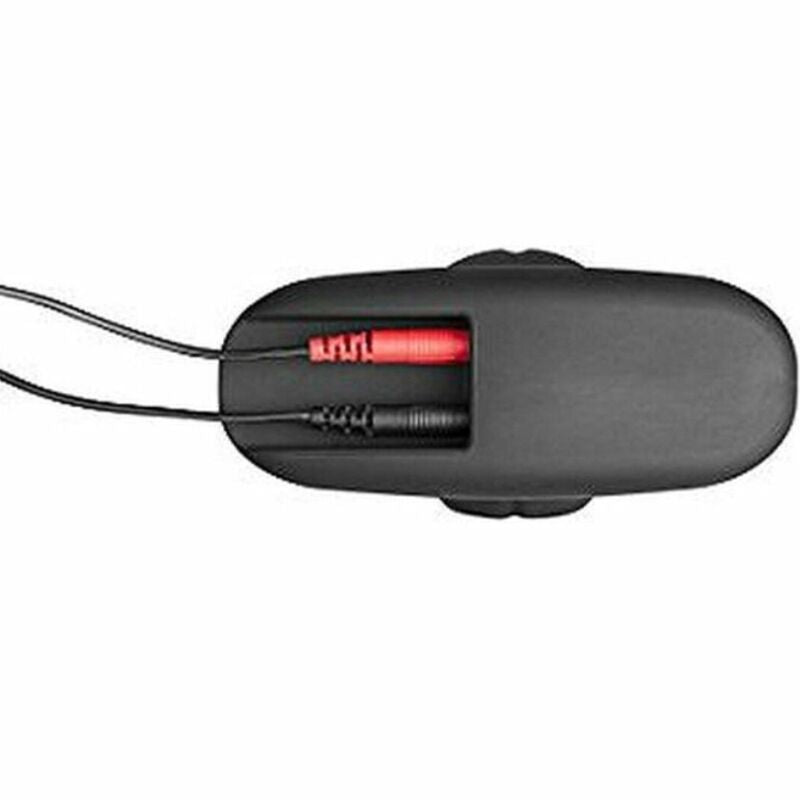 Electrastim Plug Anal de Silicone Preto Rocker Grande