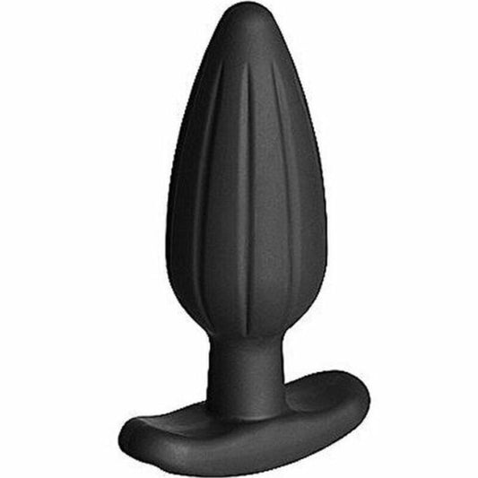 Electroestimulador anal de silicona negro Rocker grande