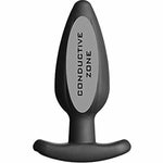 Electrastim Plug Anal de Silicone Preto Rocker Grande