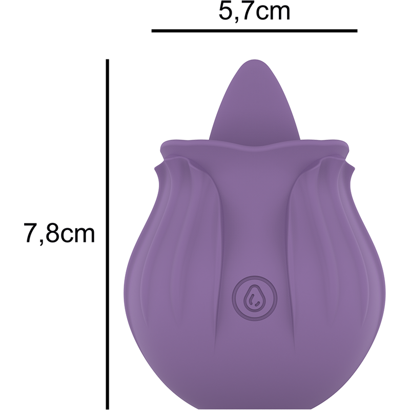 Intenso Estimulador de Clítoris Violeta 10 Vibraciones Lils