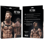Fetish Submissive Attitude Arnês de Peito de Couro Eco Masculino